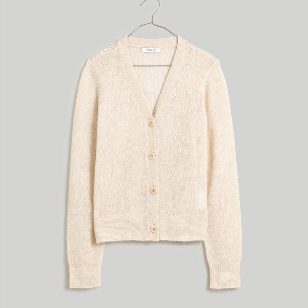 Madewell alpaca blend sheer cardigan